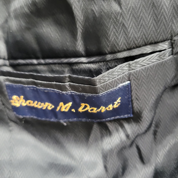 Hart Schaffner Marx Shawn Darst Wool Cashmere Blend Sport Coat Jacket Size 40S - Picture 8 of 10
